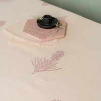 Autumn Leaf in Pink Table Cloth