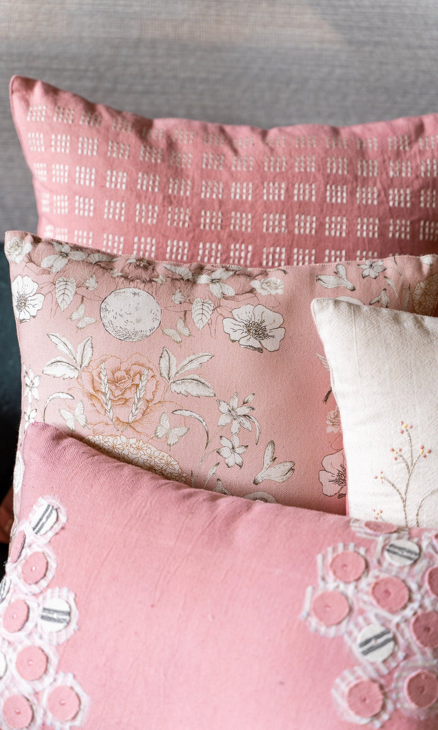 Tree of life Cushions in Pink
