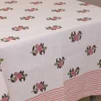 Block Rose Beauty Table Cloth