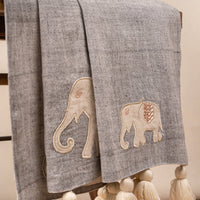 The Mighty Ellie in Grey Throw