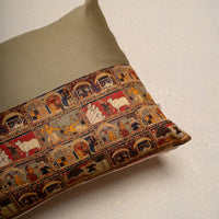 The Pichwai Silk Lumbar Cushion