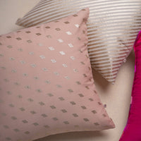 The Pink Zari Cushion