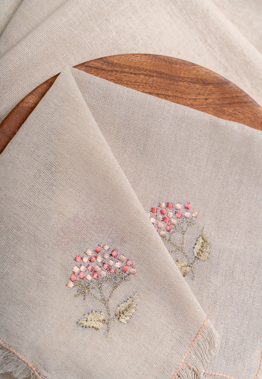 A Shaded Flower Napkin(Set of 4)