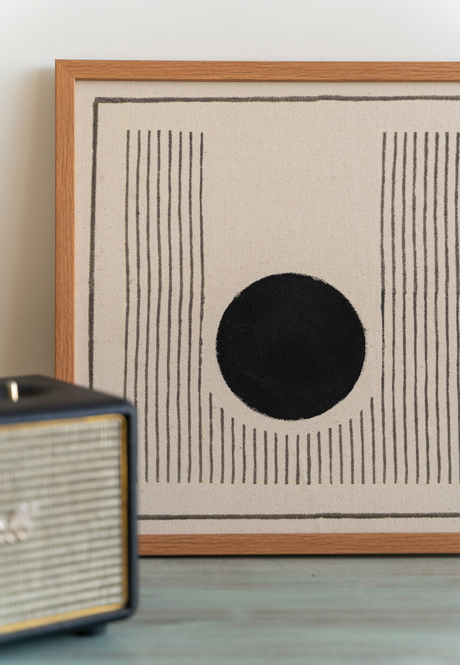 The Black Dot Artwork- Hand block print