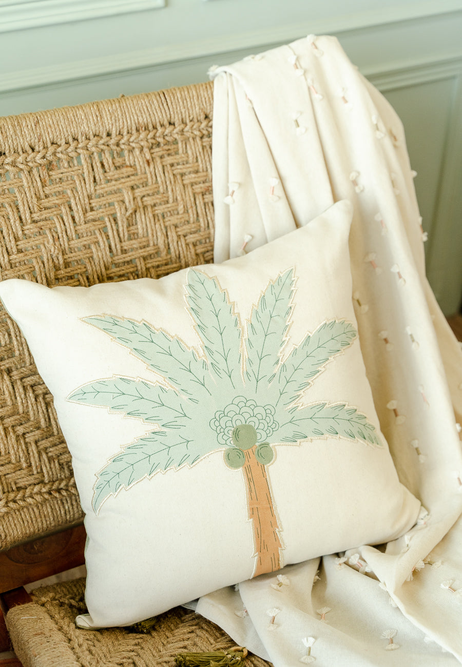 The Calm Palm Cushion Cover