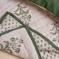 Sage green solid cushion cover