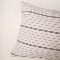 Iris monochrome handwoven cushion